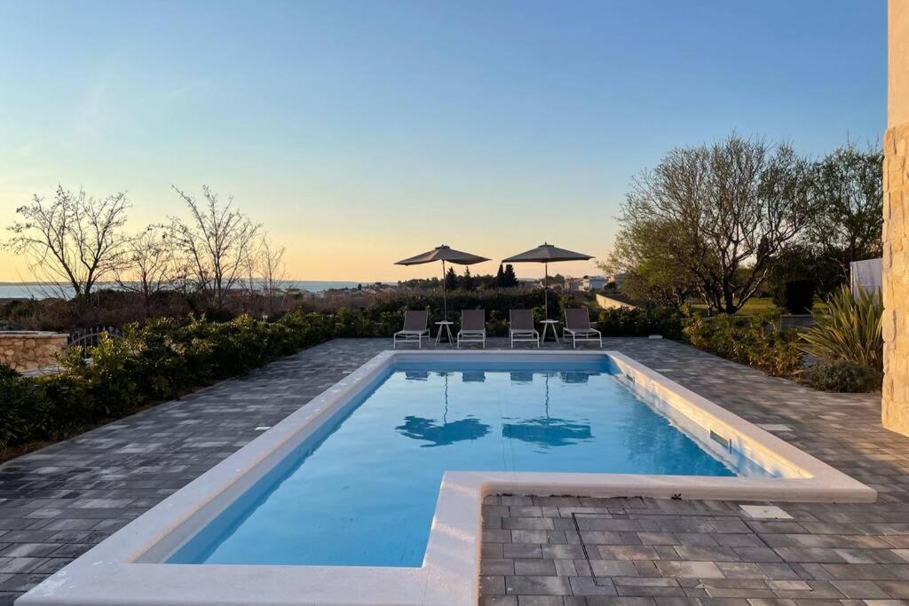 Villa Katarina - Grosser Pool Beheizt - Meerblick Vrsi Exterior photo